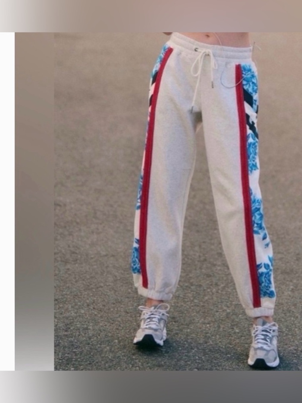 Free People Movement Sprint Finish Pant NWT. Ivory toile combo Size M Retail$128